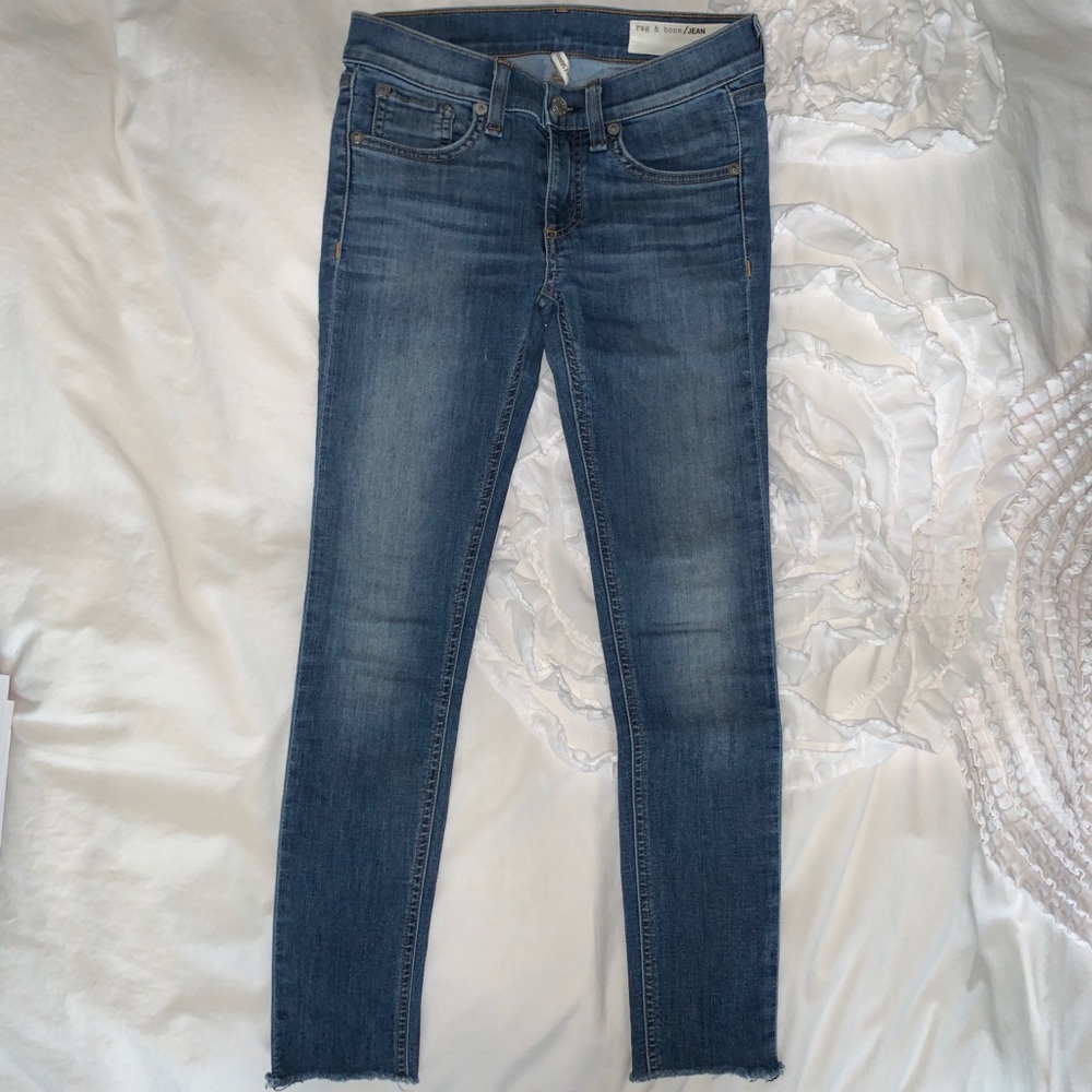 Rag & Bone Ankle Skinny Crop Jeans